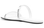 Тапочки round sandals 'white black' Balenciaga, белый - фото 4