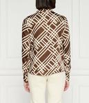 Блузка Liu Jo Regular Fit, бежевый / коричневый - фото 4