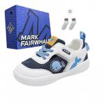 Детские кроссовки для дошкольников FAIRWHALE, темно-синий - фото 2