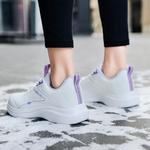 Кроссовки женские с низким верхом белый/фиолетовый Binary - фото 6