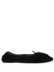 Балетки из искусственной овчины Hereu, черный - фото