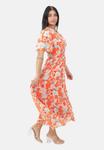 Платье Elara Maxi dress, Orange/Mottled Orange - фото 3