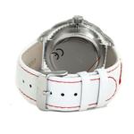 Белые кожаные часы Chronotech, белый - фото 2