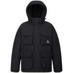 Пуховик мужской Camel, цвет Phantom Black/Dark Olive Green - фото