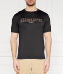 Футболка BLAUER MANICA CORTA Regular Fit stretch, черный - фото