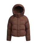 Женская укороченная пуховая куртка Cloud с капюшоном Jack1t, Mid brown - фото 3