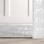 Ковер Argelia сплошной Nuloom, серый, 244x305 см - фото 3