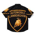 Рубашка x automobili lamborghini s/s shirt 'black yellow' Supreme, черный - фото 2