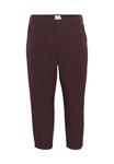 Брюки Kaffe Curve Trousers, Fudge/Bordeaux - фото 5