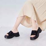 Шлепанцы женские Pt'Son, серебряный - фото 7