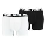 Боксеры Puma Boxershorts PUMA BASIC BOXER 2P, цвет 301 - White / Black - фото 2