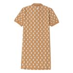 MLB Женское платье с коротким рукавом цвета хаки - фото 4