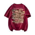 Футболка унисекс 30Braid, цвет Burgundy - фото 12