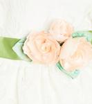 Платье veronica pizzo с пышными рукавами Monnalisa, белый - фото 2