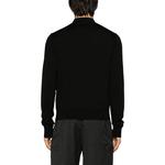 Crystal Cable Knit Polo AMIRI, черный - фото 5