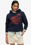 Худи Superdry & Co Hoodie, Darkest Navy/Blue - фото