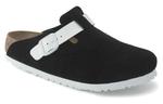 Тапочки Birkenstock унисекс, Black/White - фото 2
