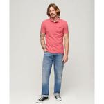 Поло Superdry Classic Pique, розовый - фото 4