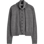 Трикотаж женский COS, темно-серый - фото