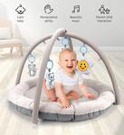 Интерактивный обучающий коврик для малышей с перекладиной и игрушками Серый 0 + Inna marka - фото 11