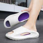 Шлепанцы унисекс Caritesport, черный/фиолетовый - фото 25