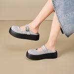 Закрытые тапочки для женщин DAPHNE, серебро - фото 7