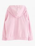 Детская велюровая толстовка с капюшоном Lindex, Light Pink - фото 5