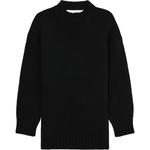 Футболка с вырезом WE11DONE, черный - фото