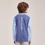 Детская футболка Mizuno, серо-голубая - фото 10