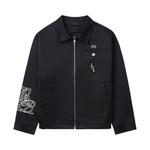 Куртка BAPE Logo Worker Jacket, Black - фото