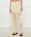 Штаны под домом Relaxed fit Pinko, желтый - фото