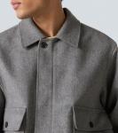 Кашемировый жакет-блузон Auralee, Top Gray - фото 6