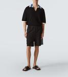 Шорты с отделкой крючком Commas, черный - фото 2