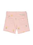 Stella McCartney Kids джинсовые шорты с цветочной вышивкой, розовый - фото 2