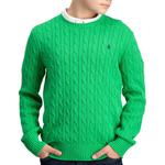 Детский свитер Polo Ralph Lauren, зеленый - фото 5