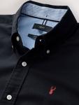 Рубашка Slim Fit на пуговицах Next, черный - фото 5