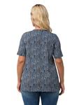 Футболка Ulla Popken, морской - фото 3