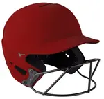 Mizuno F6 Софтбольный шлем для ватина, цвет Cardinal - фото