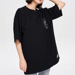 Футболка Unisex STARTER с принтом Багз Банни, черная - фото 8