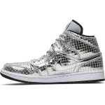 Кроссовки Wmns Air Jordan 1 Mid Disco Ball, серебряный - фото 3