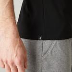 Мужская футболка 500 Slim - черная DOMYOS, черный - фото 6