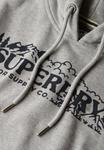 Худи Superdry & Co OUTDOOR SCENE, Ash Grey Marl/Grey - фото 5