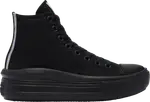 Кроссовки Converse Wmns Chuck Taylor All Star Move High Black Metallic, черный - фото