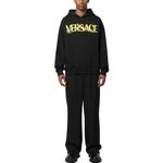 Худи с принтом логотипа VERSACE, черный - фото 5