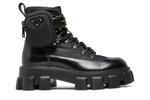 Ботинки Prada Monolith Boot Brushed Rois Black, черный - фото
