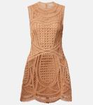 Мини-платье Coen из смесовой рафии Simkhai, Straw - фото