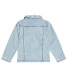 Джинсовая куртка с вышивкой Tartine et Chocolat, синий - фото 4