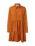 Платье-рубашка NU-IN, оранжевый - фото