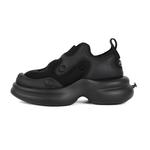 ZERO COSMOS Низкие массивные кеды унисекс, черные - фото