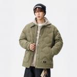 Пуховик Unisex Lapel Thickened Down Jacket ZIAREL, черный with removable logo - фото 10